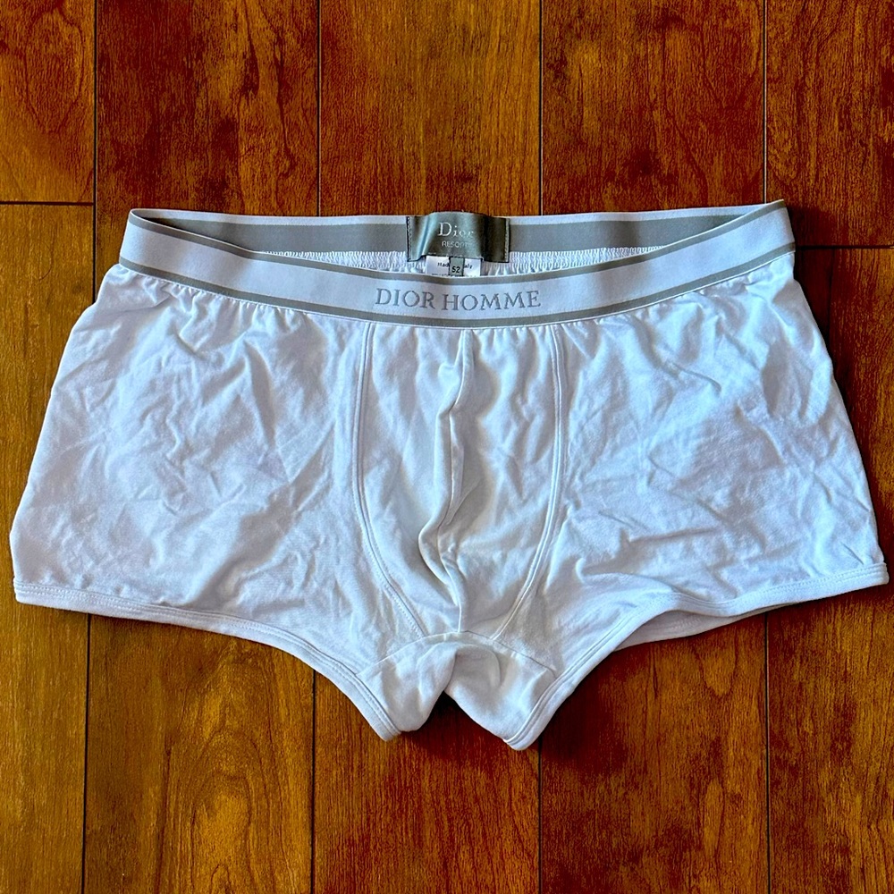 DIOR Homme Logo Band Men Hombre Male Trunk Brief Bodywear Underwear Italy EU52 L